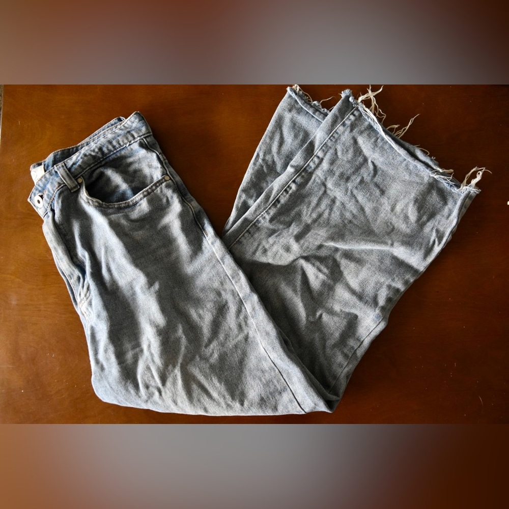 High Waisted Flare Leg Jeans